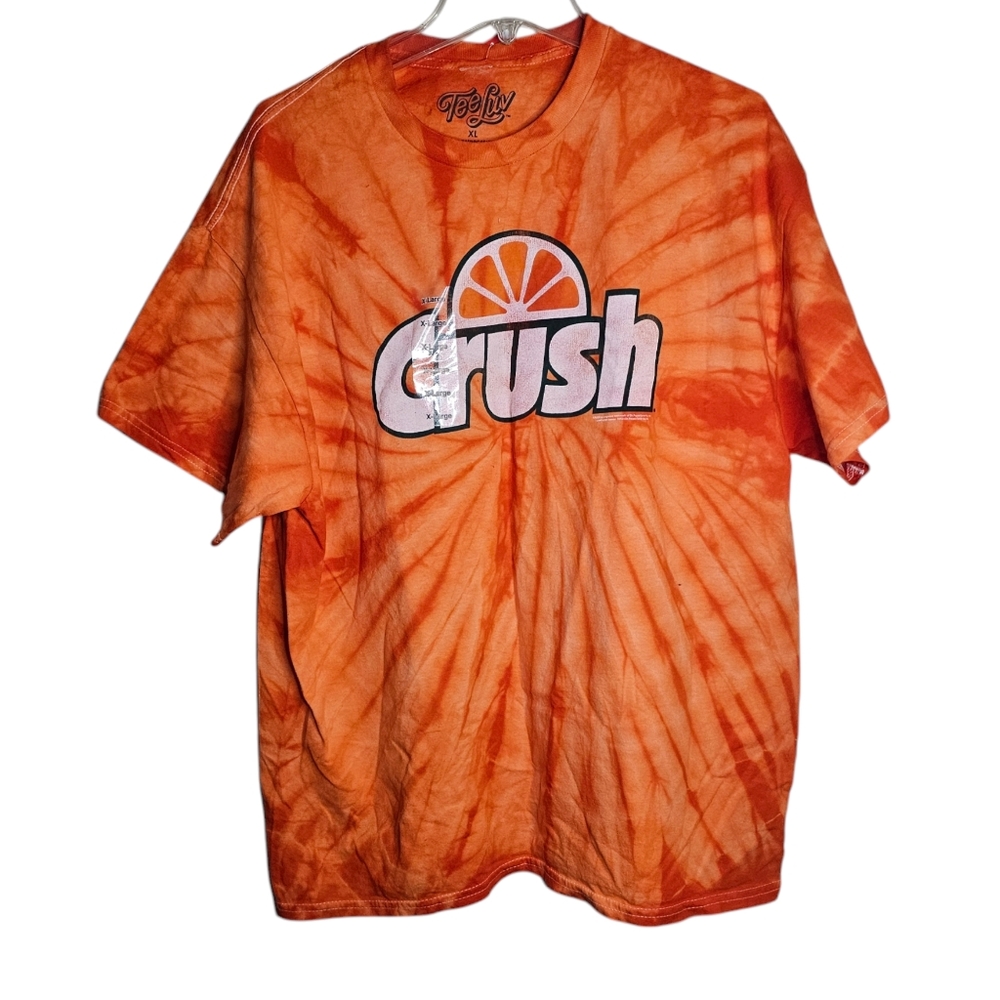 Crush Tie-Dye Orange Short Sleeve Tee